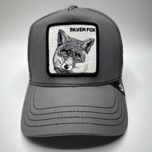 Goorin Bros Hat The Farm Silver Fox Mesh Snapback Trucker Cap Nature Gorpcore